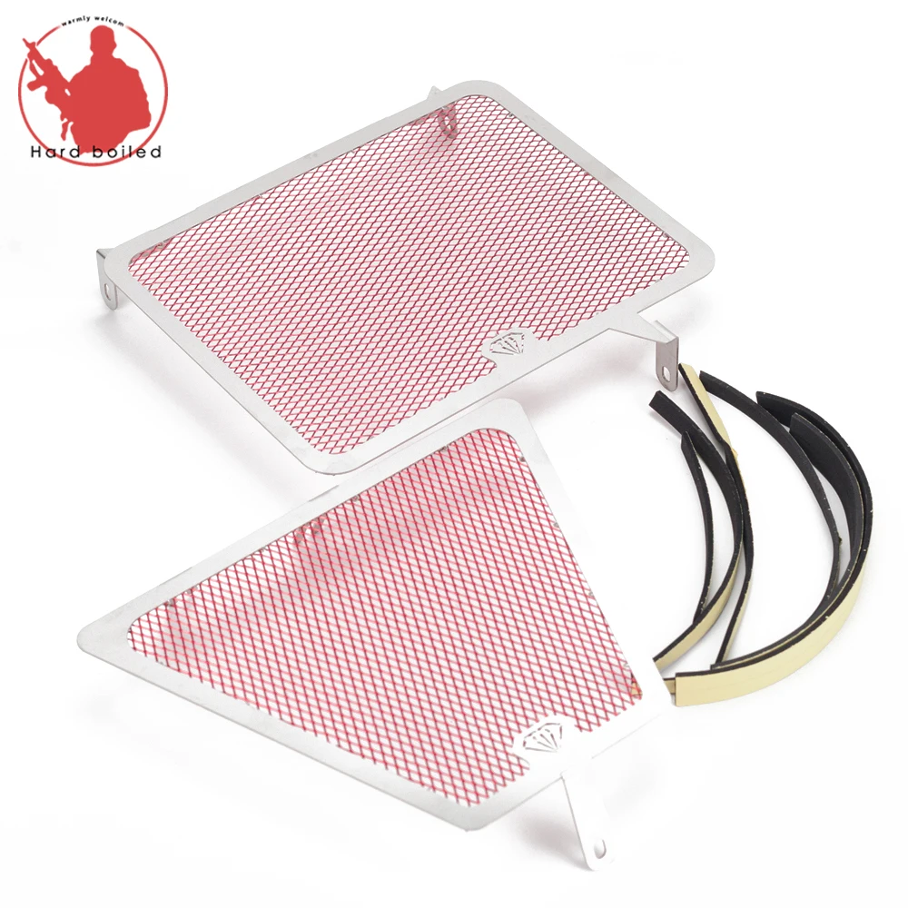 

Stainless Accessories Motorcycle Upper & Lower Radiator Grille Guard Cover Protector For Ducati Streetfighter 848 1089 2012-2016
