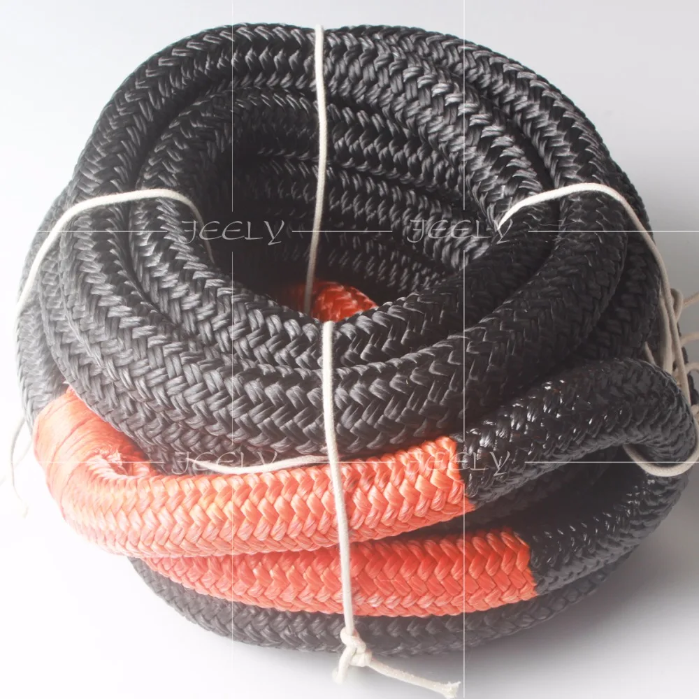 Orange 1//2inch*100ft UHMWPE core with UHMWPE jacket,Synthetic Winch Cable Rope