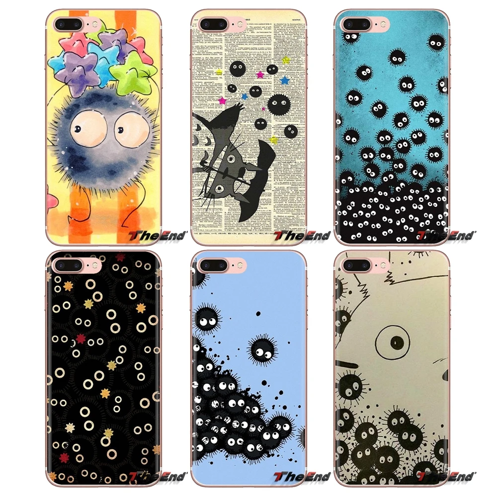 

Soft Transparent Case Studio Ghibli Spirited Away Soot Totoro For Huawei Mate Honor 4C 5C 5X 6X 7 7A 7C 8 9 10 8C 8X 20 Lite Pro