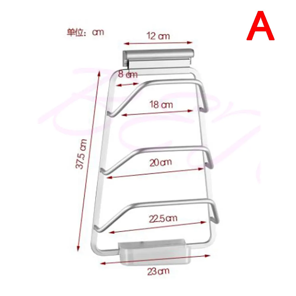 Многофункциональный кухонный держатель BETOHE/держатель разделочной доски/держатель крышки горшка алюминиевый антикоррозийный - Цвет: A