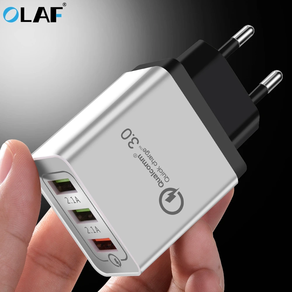 العالمي 18 W USB سريعة تهمة 3.0 5 V 3A ل فون X 8 7 الاتحاد الأوروبي الولايات المتحدة التوصيل شاحن سريع للهاتف المحمول شحن ل Samsug S8 S9 هواوي