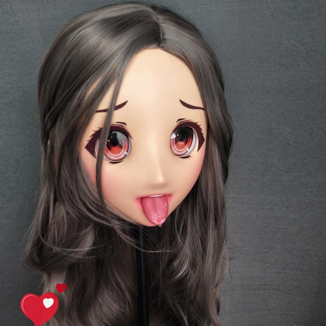 Ouzha 04 Japon Anime Kigurumi Masques Cosplay Kigurumi Dessin Anime Personnage Jeu De Role Demi Tete Lolita Poupee Masque Avec Yeux Et Perruque Aliexpress