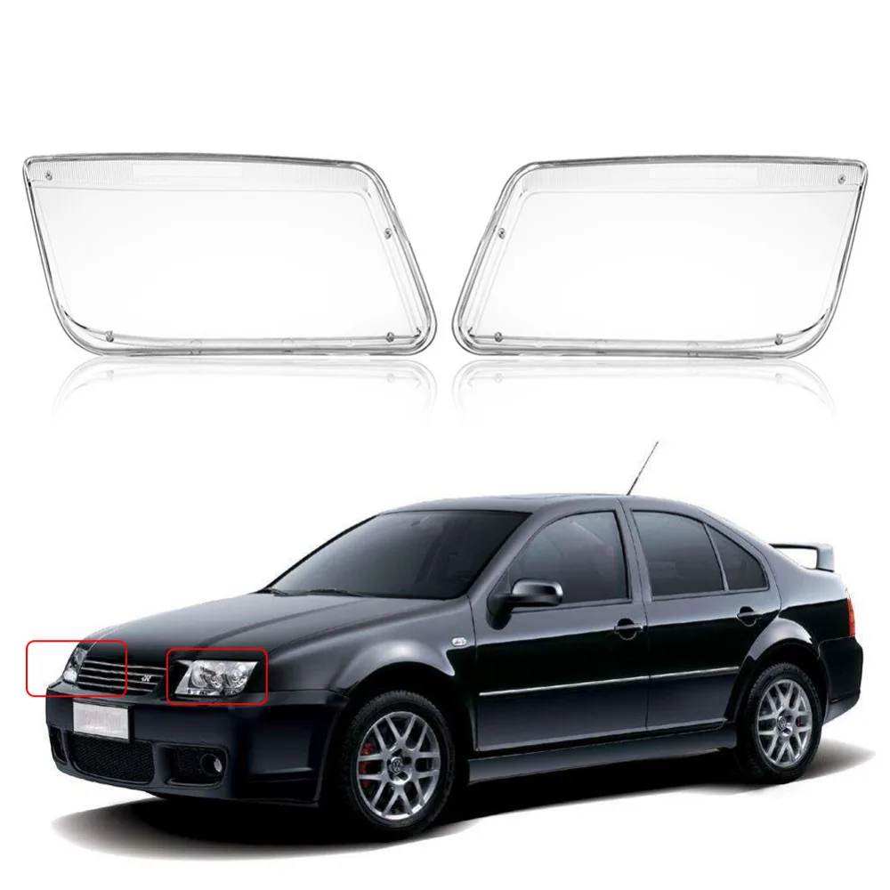 

1 Pair Headlight Headlamp Cover Replacement Transparent For VW MK4 Jetta Bora 1998 1999 2000 2001 2002 2003 2004 headlight cover