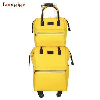 

Rolling Cabin Luggage set,Travel Suitcase Bag,Oxford cloth Trolley Case,Nniversal wheel Carry-On, soft box with backpack