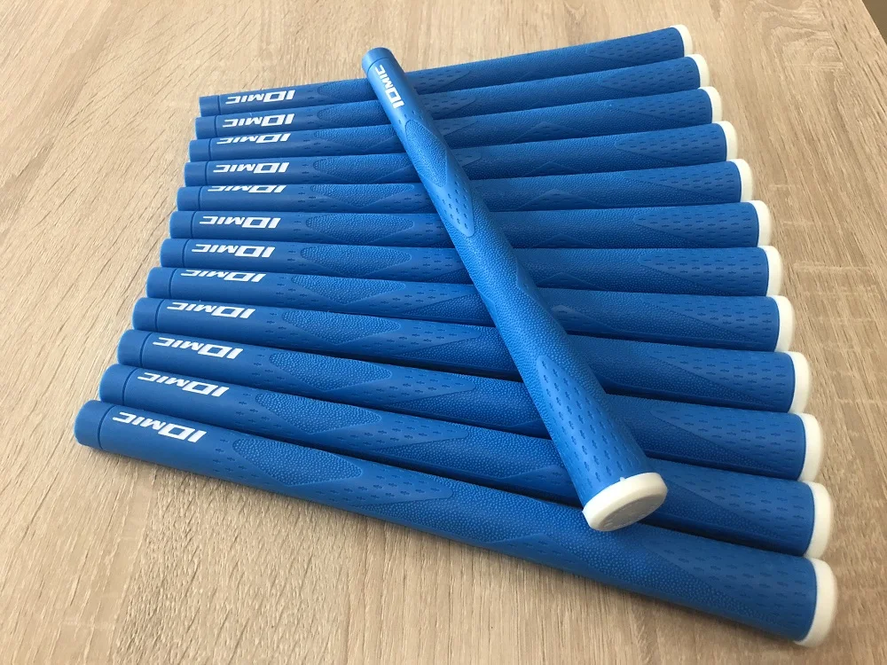 New 13x IOMIC X Evolution Blue white cap Golf Grips in Club Grips from