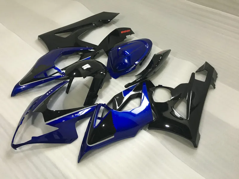 Набор обтекателей для литья под давлением GSXR1000 K5 05 06 GSXR 1000 2005 2006 ABS черно голубые