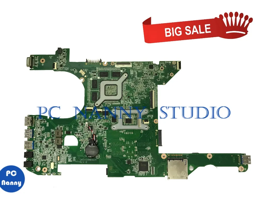 PCNANNY 0C0NHY C0NHY для Dell VOSTRO 3460 V3460 Материнская плата ноутбука DA0V08MB6D4 протестирована