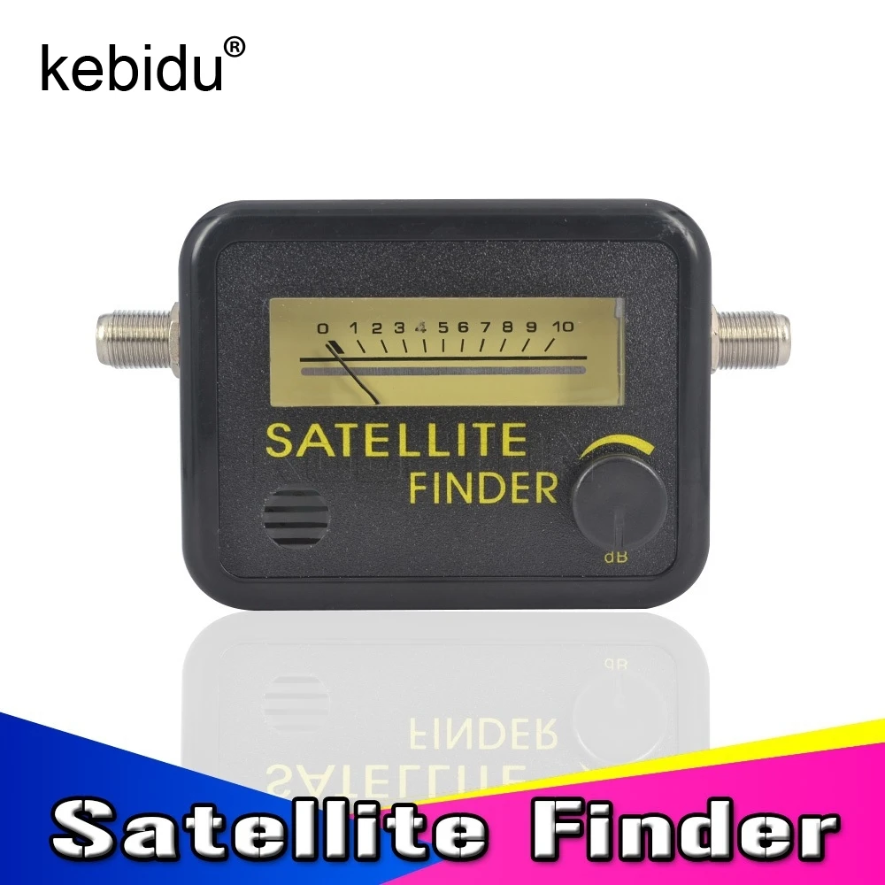

Kebidu Digital Satellite Finder Meter FTA LNB DIRECTV Signal Pointer SATV Satellite TV Receiver Tool for SatLink Sat Dish