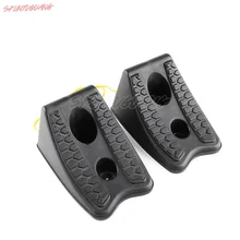 2 шт./компл. Авто Противоскользящий блок резиновый колесоотбойник для автомобильных шин противоскользящая пробка для управления выравниванием колес блок поддержки шин