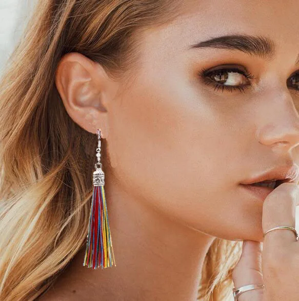 Fascia Capelli Lunga Con Nappe E Ciondoli - Diadema Elfo Sirena Stile Retr&ograve;