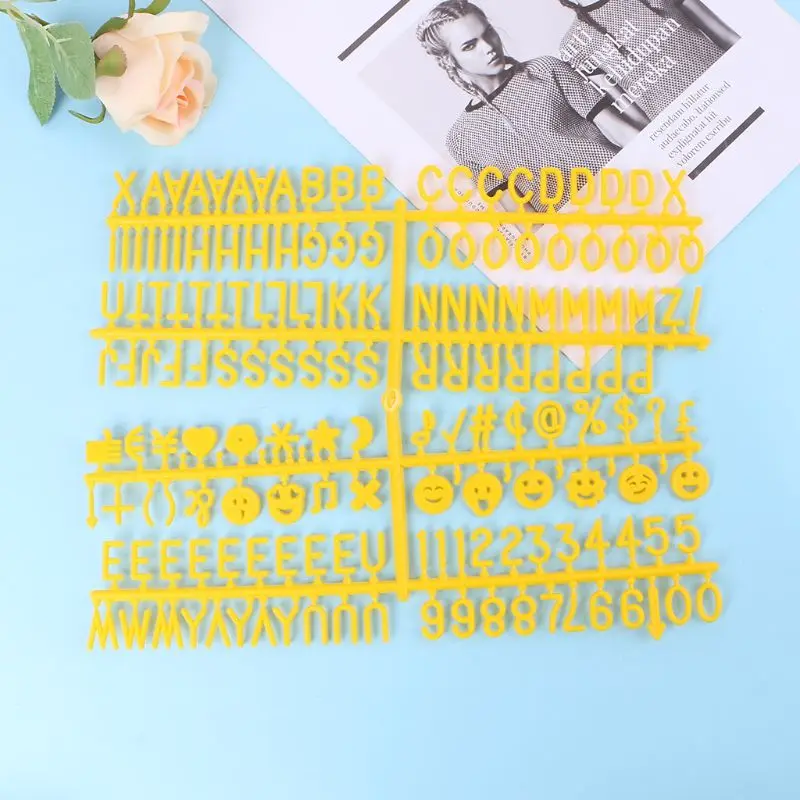 Персонажи для войлока доска для писем 340 шт многоцветные цифры для сменной доска для писем
