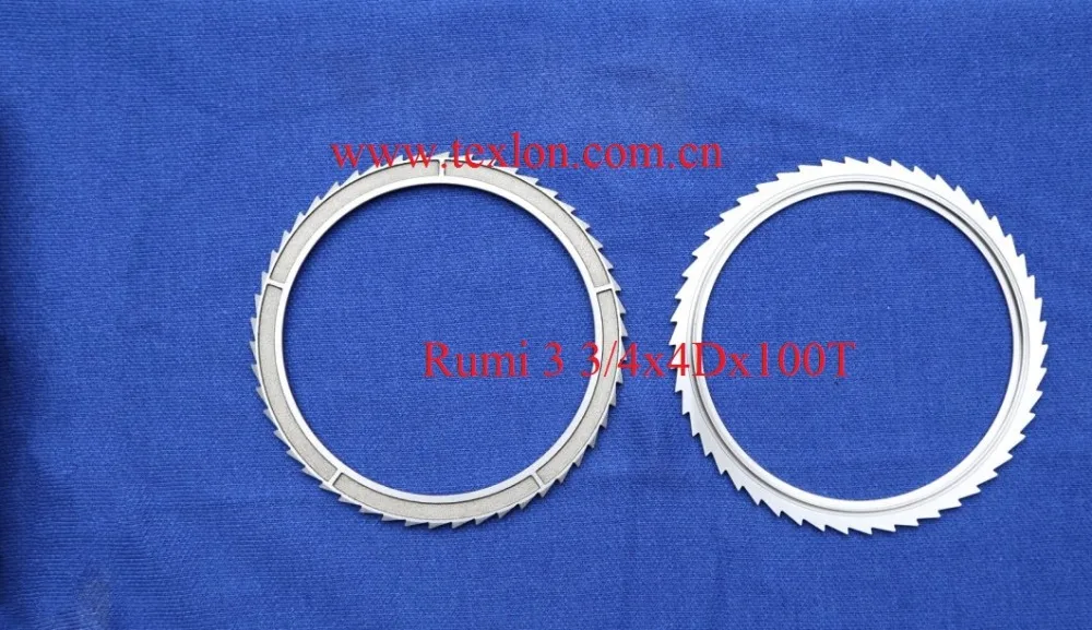 

Rumi Socks Machine Use Saw Cutter 3 3/4X4Divisionsx100Teeth