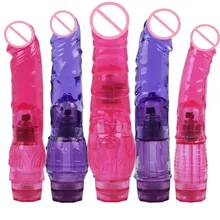Morease Transparent Vibrator Dildo Vibrating G spot AV Magic Vagianl font b Pussy b font Massage