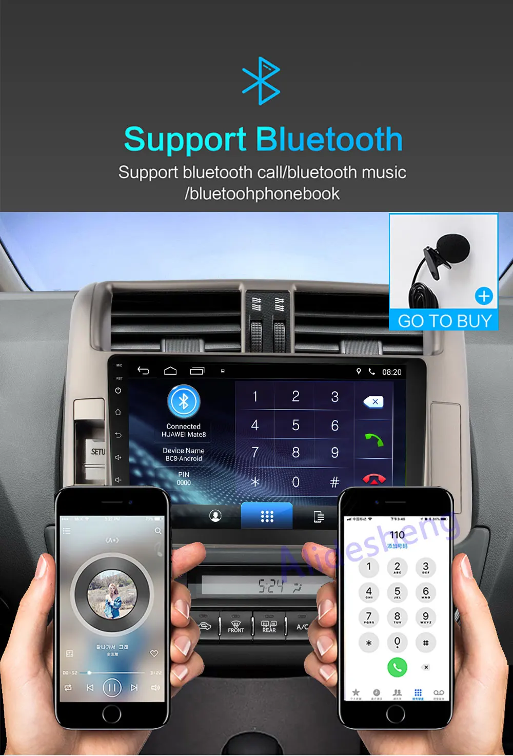 Discount Android 7.1 Car DVD Multimedia player 2G+32G for Toyota Prado 150 2010 2011 2012 2013 Car Radio GPS Navigation 2