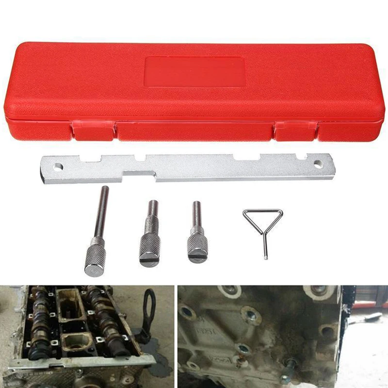 JX-LCLYL 5pcs Steel Engine Timing Lock Tool Camshaft Cam Kit For Fo-rd Maz-da Vo-lvo