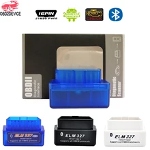 Супер ELM327 V1.5 Мини ELM327 Bluetooth адаптер OBD2 elm327 автоматический диагностический интерфейс ELM 327 OBDII автомобильный считыватель кодов проверочный двигатель