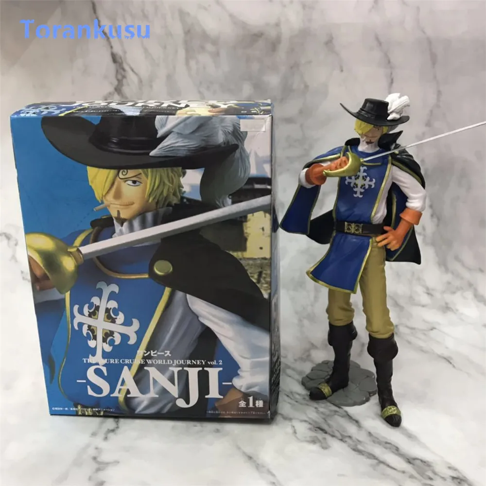 One Piece Anime Figure Sanji Figure World Journey 2 Treasure Cruise Collectible Toy PVC Model Kids Toys For Children Doll PG