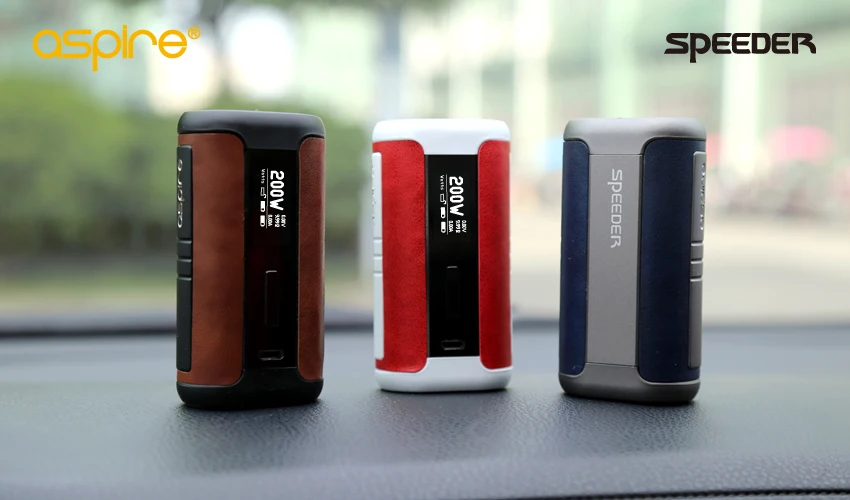 Мод для электронных сигарет Aspire Speeder 200 Вт в коробке мод Vape мод Fit Athos Tank 510 с резьбой без аккумулятора 18650 мод для электронных сигарет