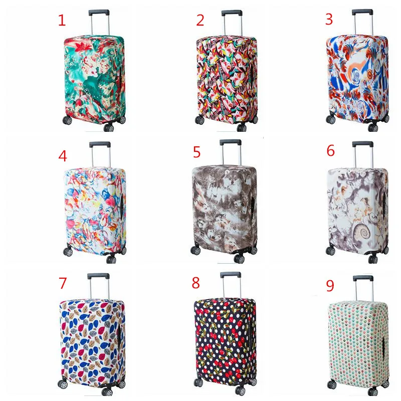 JULY'S SONG Women's Men's Travel Luggage Cover Fashion Trolley Suitcase Protect Dust Bag Case Travel Accessories Supplies JULY'S SONG Women's Men's Travel Luggage Cover Fashion Trolley Suitcase Protect Dust Bag Case Travel Accessories Supplies