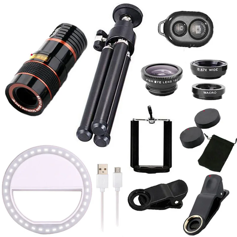 Girlwoman 9 في 1 أطقم 12x التكبير تليفوتوغرافي عدسة عين السمكة عدسة زاوية واسعة ماكرو العدسات هاتف محمول المحمول ترايبود ل xiaomi redmi Girlwoman 9 في 1 أطقم 12x التكبير تليفوتوغرافي عدسة عين السمكة عدسة زاوية واسعة ماكرو العدسات هاتف محمول المحمول ترايبود ل xiaomi redmi