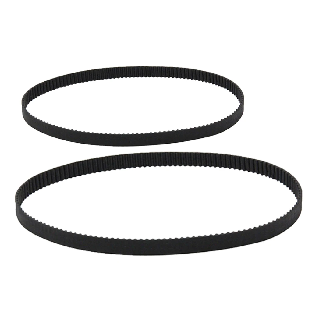 2 Pcs GT2 2mm Pitch 6mm Wide Rubber Timing Belt for 3D Printer CNC 280mm and 400mm