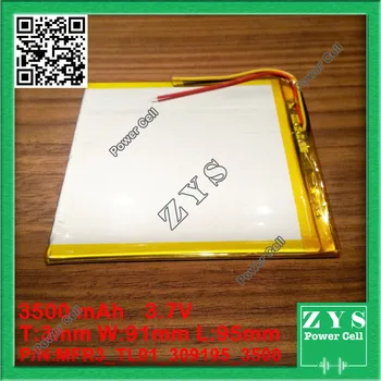 

1 pcs. li-ion battery 3.7v 3500mAh rechargeable battery 3.7 v 3500 mah size: 3x91x95mm