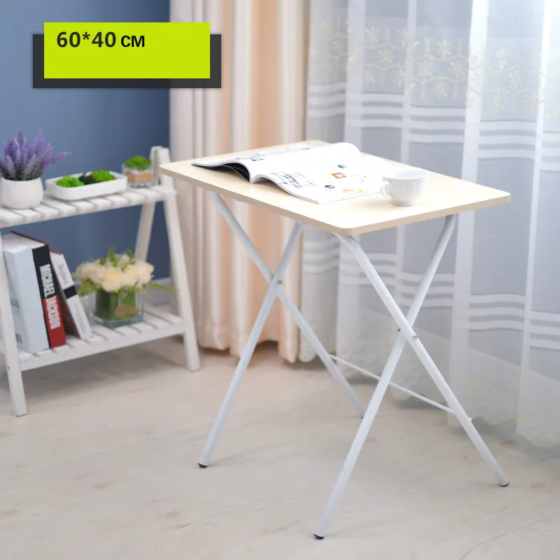 Новое поступление, простой складной письменный стол, прикроватный игровой стол для ноутбука, мебель для дома и офиса - Цвет: A