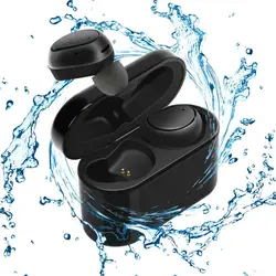 HV-316TS True Беспроводной гарнитура Bluetooth Шум отмена In-Ear мини-гарнитура устойчивое спортивные наушники с загрузочной коробки