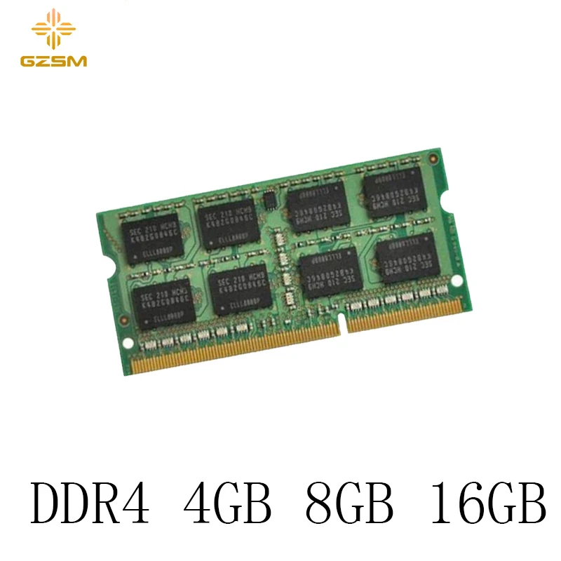 

GZSM Laptop Memory DDR4 4GB 8GB 16GB Memory Cards 2133MHZ 2400MHZ 2666MHZ 3200MHZ Memory RAM for PC4 17000P 19200T 2666V 3200V