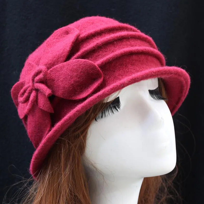 Женская зимняя шапка Колокол из 100% шерсти|warm hat|winter women hatwomen hat |