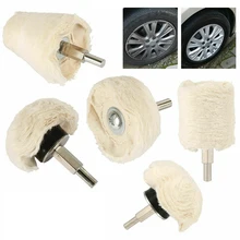 Салфетка для полировки, полировальный швабра, набор полировальных швабры для колеса автомобиля, набор сверл, насадка для ухода за краской, высокое качество, 5 шт./компл