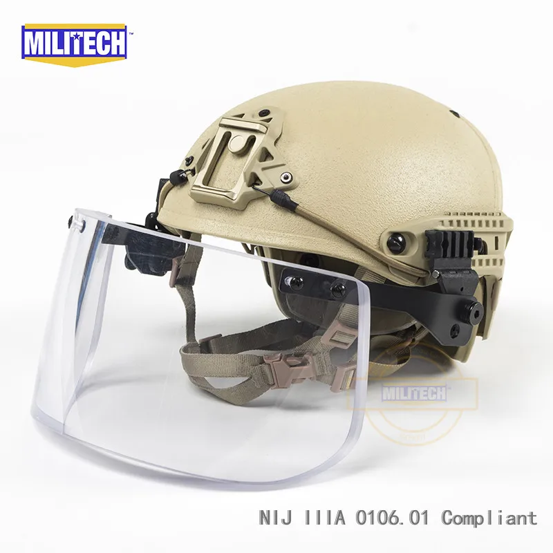 DE Tan Airframe CP Air Frame вентилируемый NIJ IIIA 3A пуленепробиваемый шлем козырек Набор Дело баллистический Шлем Щит пуленепробиваемая маска