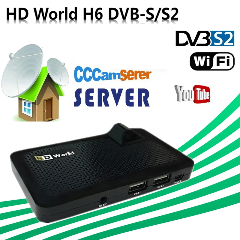 

lifetime server DVB-S-S2 Satellite TV Receiver H.264 1080P Youtube 1000+PayTV Channels&VOD Freesat v7 support Portugal Spain