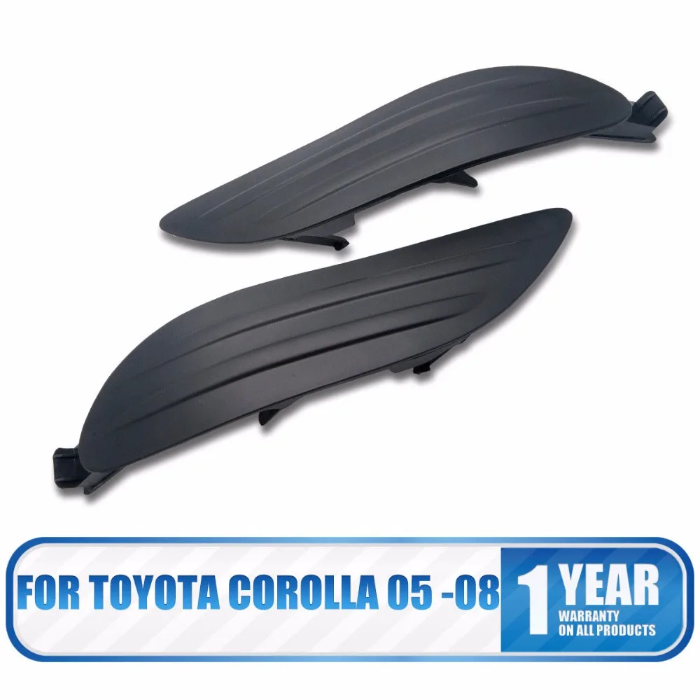 

2PCS Pair For Toyota Corolla 2005 - 08 Fog Light Lamp Bumper Cover Insert RH LH frame