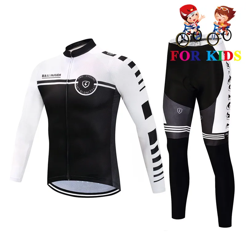 

2019 Child Long sleeve cycling Jersey suit ciclismo bicycle suit MTB bicycle Jersey clothing