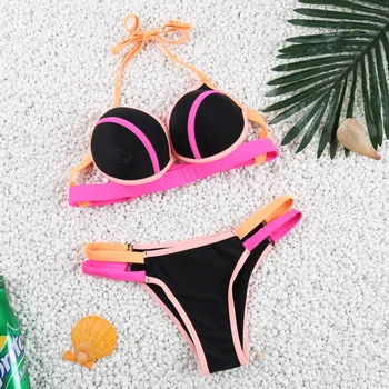 

Jocelyn Katrina Bikini 2017 New Sexy Bandage Women Swimwear Lace Swimsuit Beach Low Waist Bikini Set Brazilian Bathing Suits