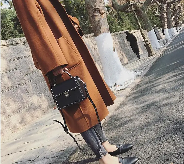 Новая Корейская флип-сумка для мобильного телефона, Повседневная сумка через плечо, сумка-мессенджер, сумочка, индивидуальная Ретро сумка через плечо