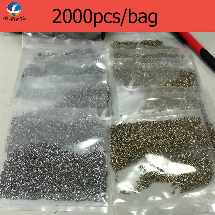 

1000pcs Bottom Screw For iPhone 4 4S 5 5S 6 6S Plus 7 8 Plus X 5C + Skid Proof Paint + 5 Star Screw