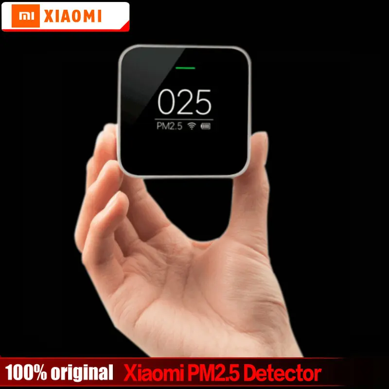

Original Xiaomi Mijia PM2.5 Detector Air Quality Tester OLED Screen Air Purifier High-Precision Laser Sensor Smart Control APP