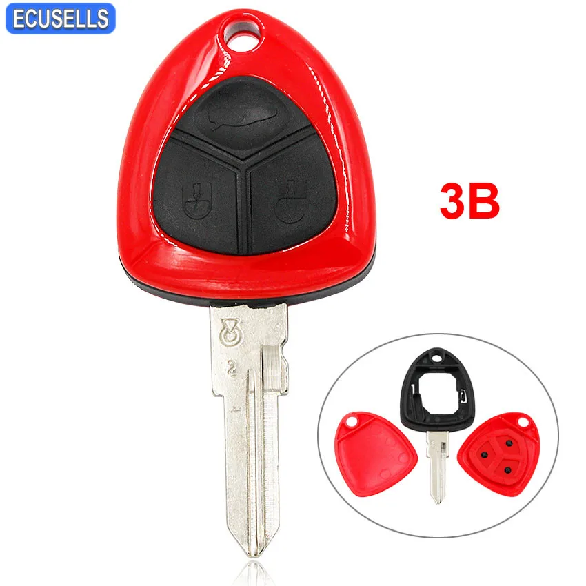 3 Button New Replacement Remote Key Shell Case Smart Car Key Housing