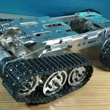 DIY гусеничный Улучшенный танк с препятствиями шасси умный автомобиль робот шасси