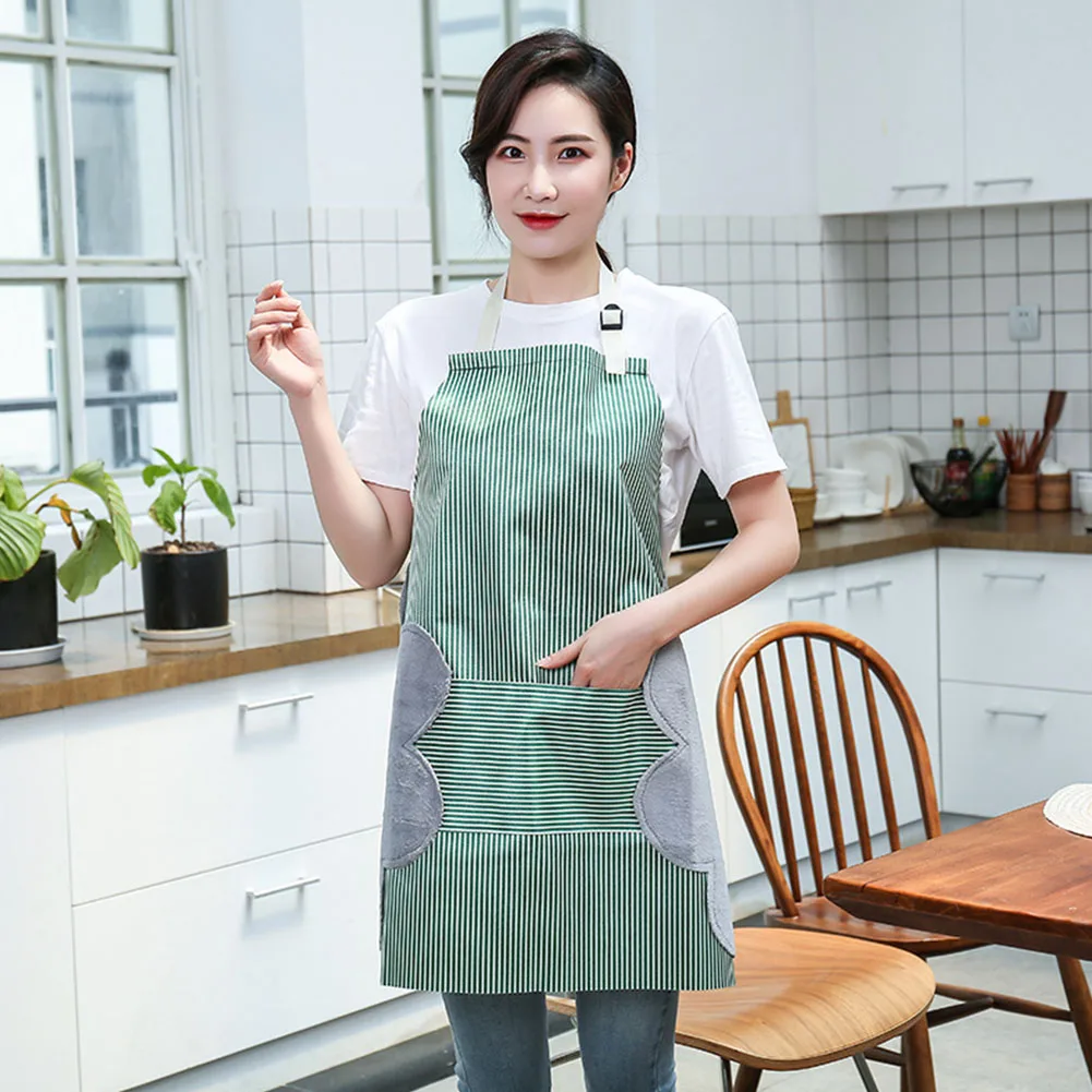 Wipe Hands Home Grill Restaurant Garden Craft Multipurpose Waterproof Kitchen Cooking Adult Adjustable With Pockets Apron Wipe Hands Home Grill Restaurant Garden Craft Multipurpose Waterproof Kitchen Cooking Adult Adjustable With Pockets Apron