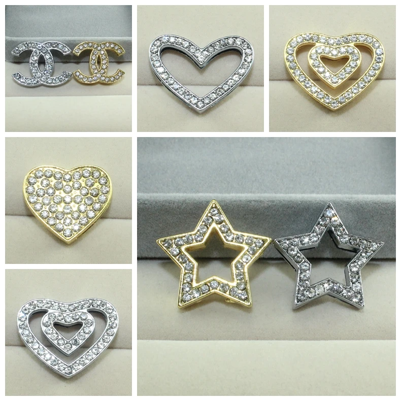 

20pcs 18mm DIY crystal rhinestone slide charms Diamante ribbon lettes Jewelry Findings For Headband Browband Bracelet pet Collar