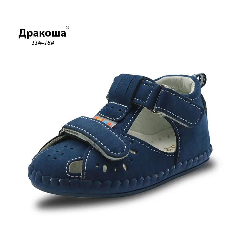 

Apakowa Newborn PU Shoes Infants Boy Handmade Stitch Pu Shoes bebe Slip-on First Walkers Kids Footwear Toddler Baby Boy Shoes