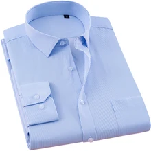 XS-3XL, брендовая мужская одежда, рубашки для мужчин, s, приталенная Повседневная рубашка, одноцветная, формальная, для работы в социальных сетях, рубашка, легкая в уходе, белая, черная, синяя одежда