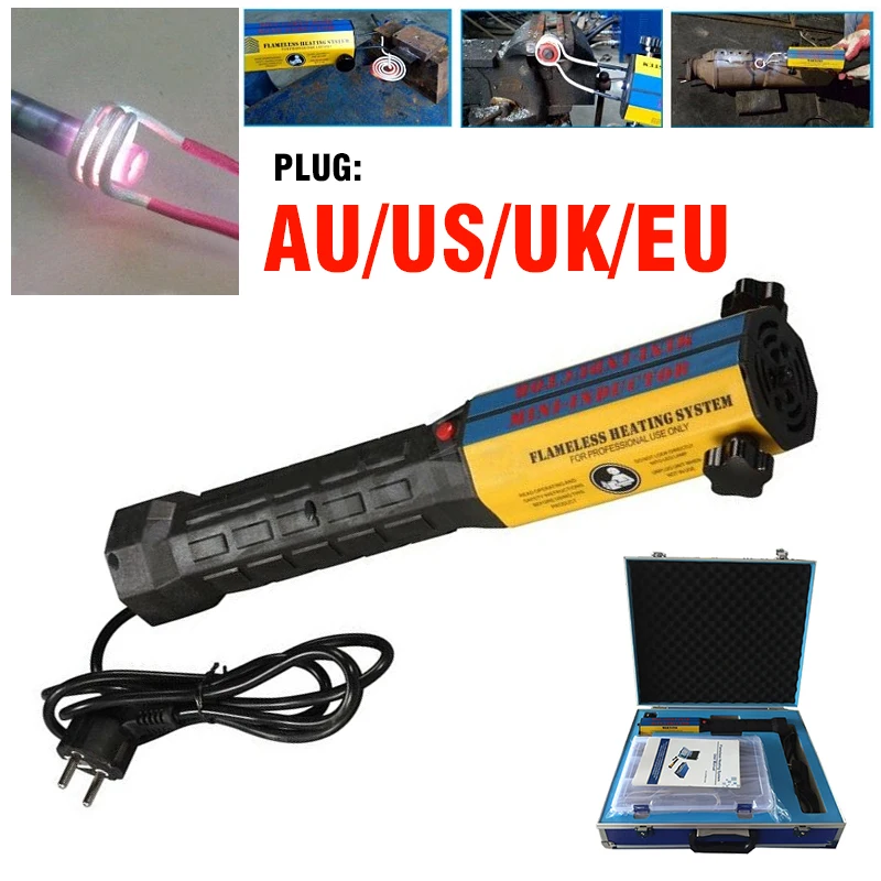 

220V/110V 1000W Mini LED Ductor Magnetic Induction Heater With 8 Coils Auto Flameless Heat Kit Heat Disassembler Repair Tool
