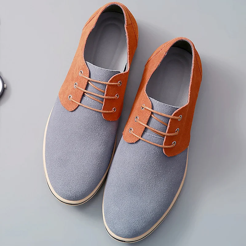 Calçados Chaussure camel Massagem De 44 Purple black Respirável Genuíno Mans Slip Clássico Homme gray Tamanho Grande Couro Sapatos 50 Shoes on BZ6qRd6w