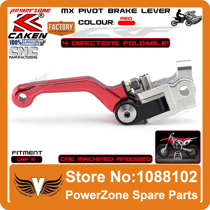 Складной MX Pivot тормозной рычаг 4 направления Fit CRF250R CRF450R 07-15 CRF Dirt Bike мотокросс эндуро супермото