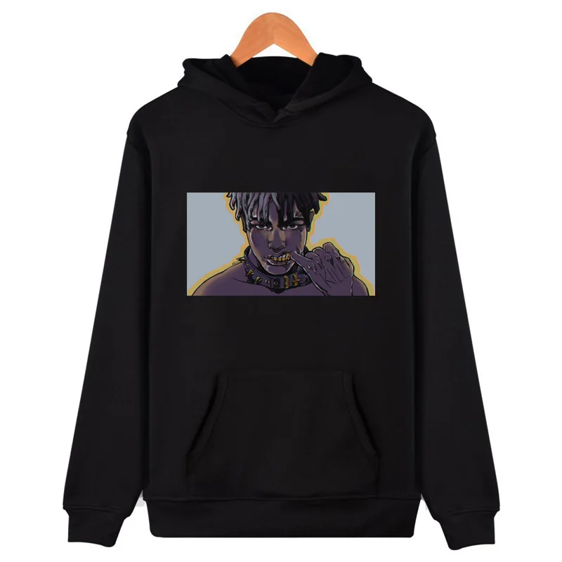 

Xxxtentacion Revenge Hoodie Xxxtentacion Poster Sweatshirt Design Cool O-neck Men's Hoody Hip Hop Homme Fans Gift Cartoon Jacket