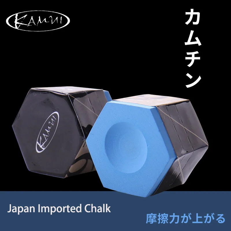 

2019 One Pieces Japan imported KAMUI Billiard Chalk Blue Pool Accessories